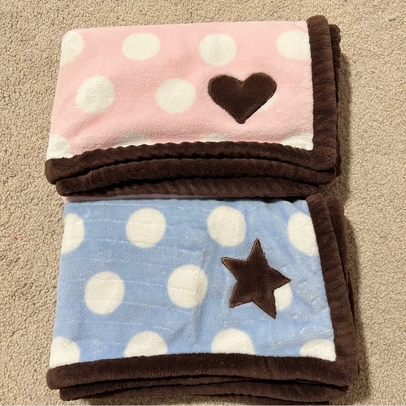 Carter's Other - Carter’s baby Fleece blanket 2ps for Girls & Boys Infants Toddlers Newborns Crib